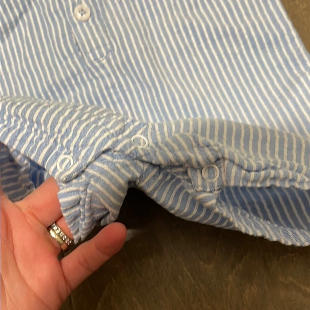 DKNY 3-6M Romber blue stripes 100%Cotton